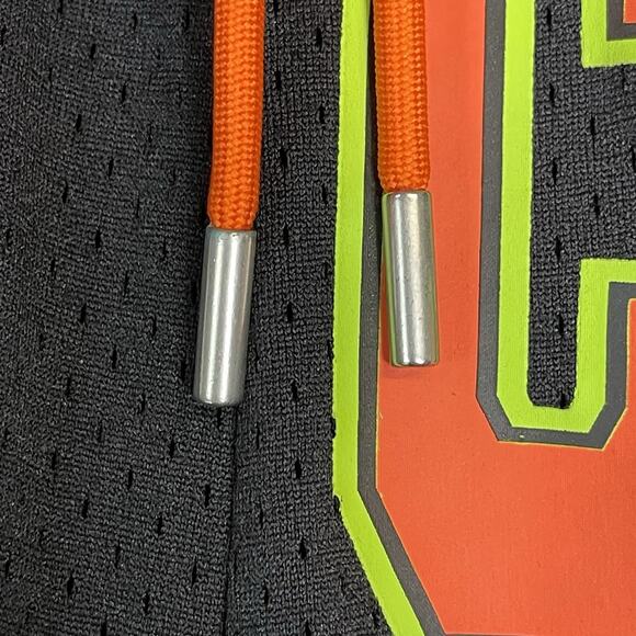 All City by Just‎ Don Short Mens XL Black Mesh Basketball Elastic Waist Lined - Picture 9 of 14